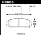 Hawk 08-09 Pontiac G8 3.6 Base/6.0 HPS Street Front Brake Pads