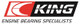 King Bearings Nissan VR38DETT VQ35HR VQ37HR Performance Crankshaft Main Bearings (Size +0.25)