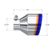 MBRP Univ. T304 Stainless Steel Burnt End Tip 2.5in ID / 5in OD / 6.5in Length Angle Cut Single Wall