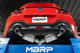 MBRP 13-22 Subaru BRZ 2.0L/ 2.4L 3in Dual Split Rear Cat Back w/Burnt End Tips- T304