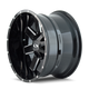 ION Type 141 20x10 / 8x180 BP / -19mm Offset / 124.1mm Hub Gloss Black Milled Wheel