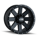 ION Type 134 17x8.5 / 6x139.7 BP / -6mm Offset / 106mm Hub Matte Black/Black Beadlock Wheel