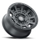 ICON Thrust 17x8.5 6x5.5 0mm Offset 4.75in BS Satin Black Wheel