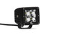 KC HiLiTES C-Series 3in. C3 LED Light 12w Spot Beam (Pair Pack System) - Black