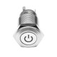 Oracle Pre-Wired Power Symbol On/Off Flush Mount LED Switch - White