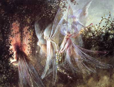 Fairies Looking Through an Open Window, Fitzgerald (16X21)
