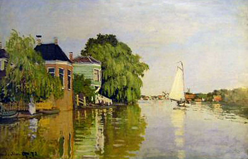 Landscape near Zaandam, Monet (16X25)