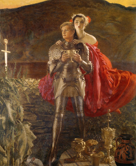 The Legend of Sir Perceval, Cowper (18X22)