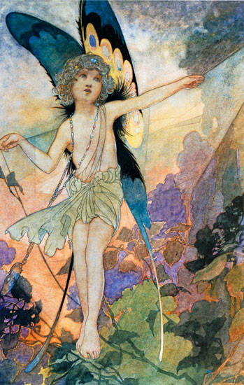 The Magic of the Cobweb, Charles Robinson (12X19)