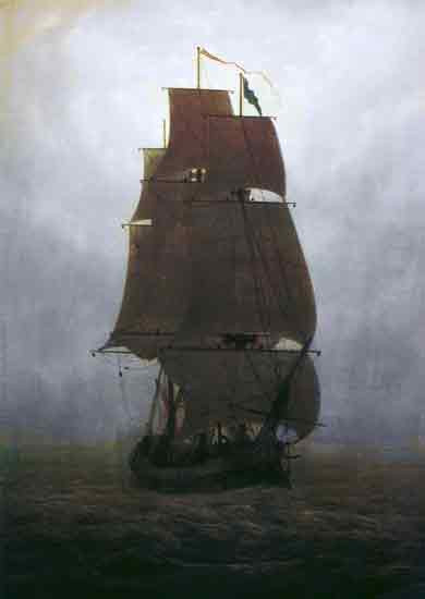 Sailing Ship, Friedrich, (22X31)