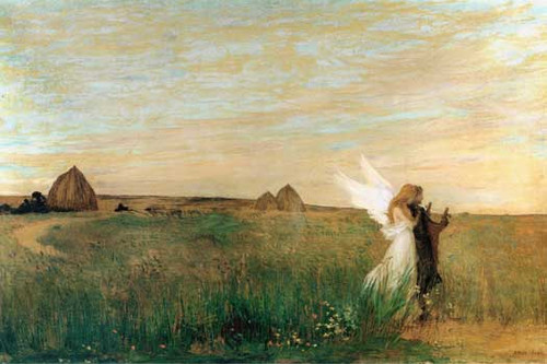 Hesiod Listening to the Inspiration of the Muse, Aman-Jean (16X24)
