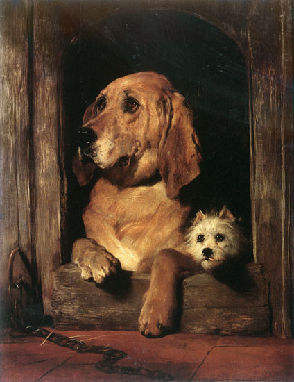 Dignity and Impudence, Edwin Landseer (17X22)