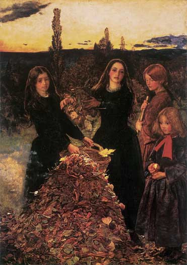 Autumn Leaves, Millais (18X25.5)
