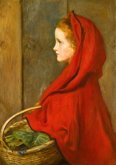 Little Red Ridinghood, Millais (16X25.75
