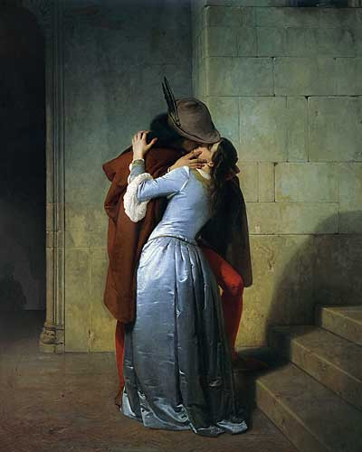 The Kiss, Hayez (16X20)