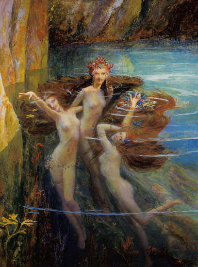 Nereides, Gaston Bussiere (16.3X22)