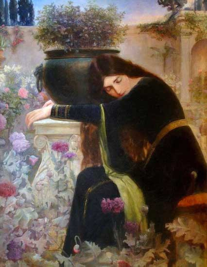 Isabella and the Pot of Basil, Manton (16X20.5)