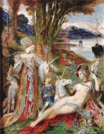 Unicorns, Moreau (17.6X22)