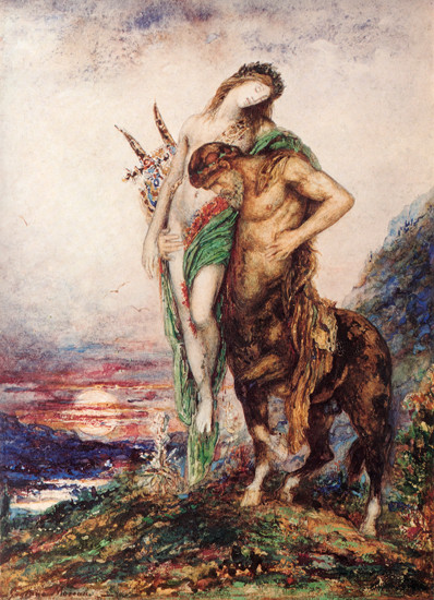 Dead Poet Borne by a Centuar, Moreau (16.2X22)
