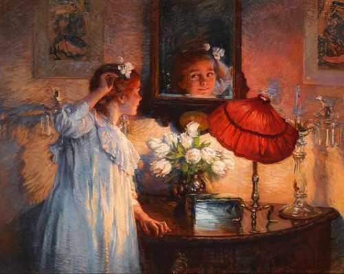 The Mirror, Tayler (17.5X22)