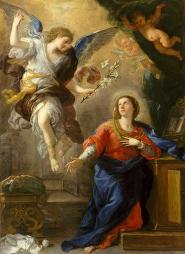 The Annunciation, Albrecht Durer (16X22)
