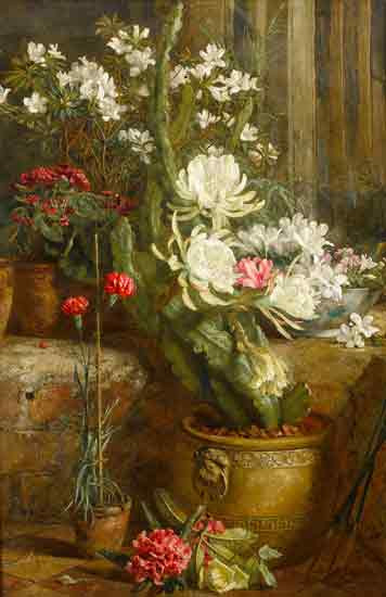 Still Life with Flowers, Mutrie (22X34)