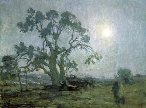 Abraham's Oak, Henry Ossawa Tanner (16.5X22)