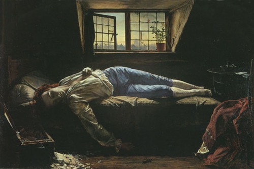 Death of Chatterton, Henry Wallis (16X24)