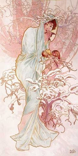 Winter, Mucha(10X20)