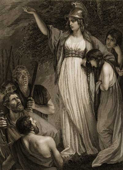 Boadicea the Warrior Queen, John Opie (16X22)