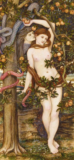 The Temptation of Eve, John Rodham Spencer-Stanhope (15.75X34)