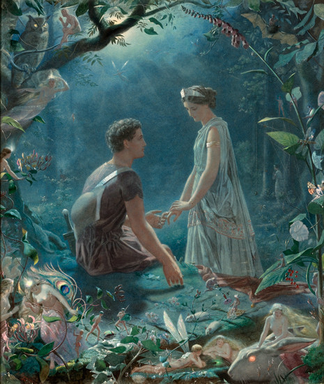 Hermia and Lysander, John Simmons (22X26)