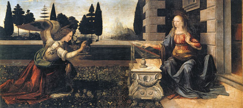 The Annunciation, da Vinci (20X44.75)
