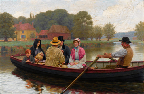 The Ferry, E. B. Leighton (16X24)