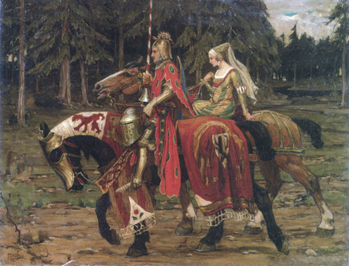 Heraldic Chivalry, Alphonse Mucha (24X31.5)