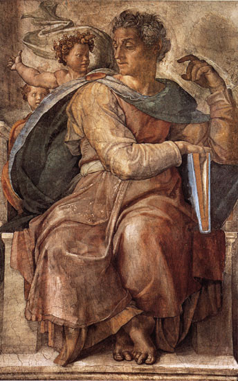 The Prophet Isaiah, Michaelangelo (18X28.75)
