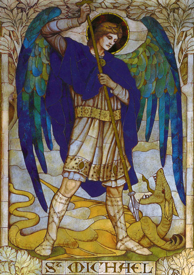 Archangel Michael (From a mosaic) James Powell (18X25)