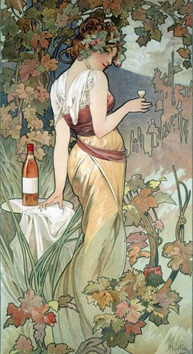 Cognac, Alphonse Mucha (12X22)