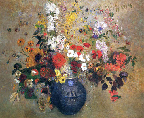 Flowers 6, Odilon Redon (22X27)