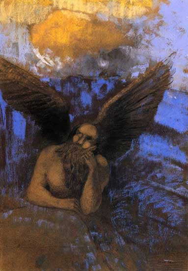 Aged Angel, Redon (16X22)