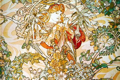 Autumn, Mucha (16X22)