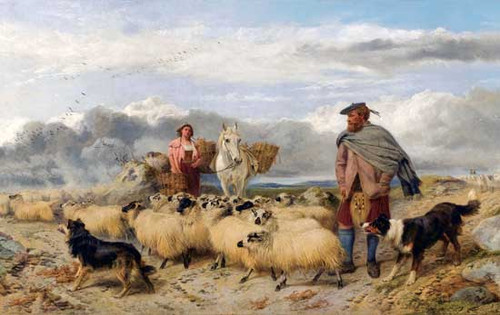 Gathering the Flocks, Ansdell (16X25)