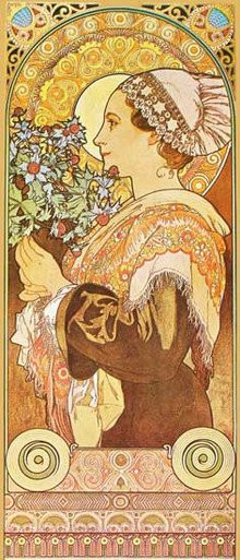 Thistle, Mucha (12X23)