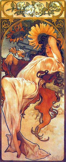 Summer, Mucha (10X24.75)