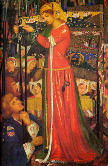 Before the Battle, Rossetti (22X33.5)