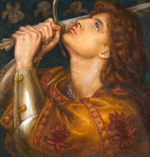 Joan of Arc, Rossetti (11X23