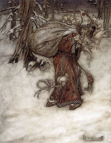 Santa Claus, Arthur  Rackham (14X18)