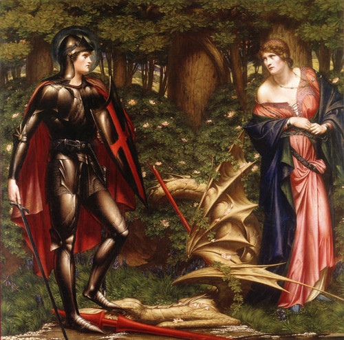 St. George and the Dragon, Meteyard (20.25X20)