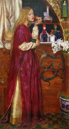 The Queen was in her Parlor, Prinsep (12X22.5)