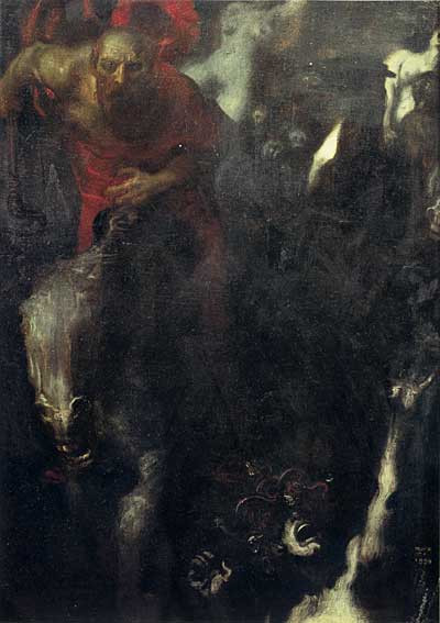 The Wild Hunt, von Stuck (16X23)